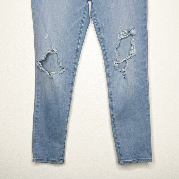 LEVI'S 721 High Rise Skinny Ankle Jeans Slimming Light Blue Wash Womens Size 29 - Picture 5 of 10